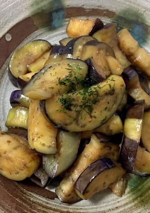 簡単っぱぱっと茄子のバター醤油炒め-レシピのメイン写真