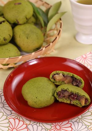 抹茶と栗あずきの簡単♪ソフトクッキー-レシピのメイン写真