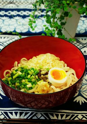 ゆでずに簡単! 流水麺で冷やしうどん-レシピのメイン写真