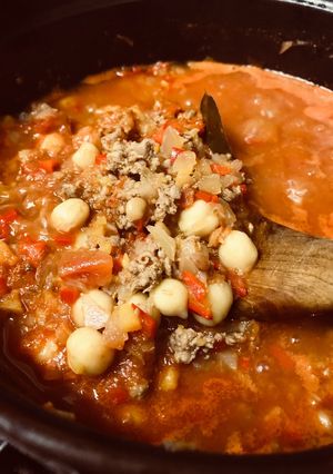 ラム肉とひよこ豆で欧風チリコンカルネ-レシピのメイン写真