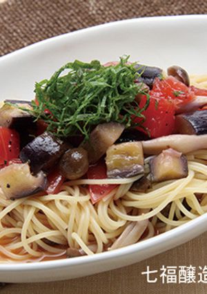 なすとトマトの冷製パスタ-レシピのメイン写真