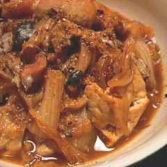 รูปของ 肉じゃなくお魚で！サバ味噌豆腐☆