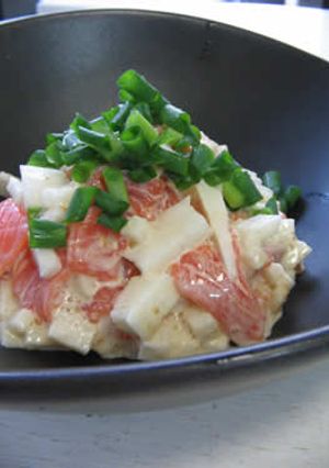 山芋サーモンサラダ-レシピのメイン写真