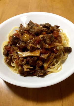 圧力鍋で！洋食屋さんの牛肉のラグーソース-レシピのメイン写真