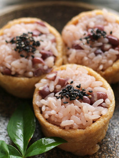 「まんまる赤飯いなり」-レシピのメイン写真