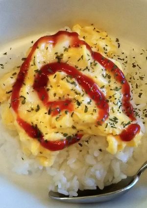 スクランブルエッグとご飯-レシピのメイン写真