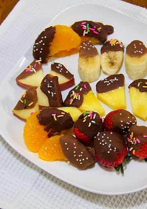 チョコがけフルーツ-レシピのメイン写真