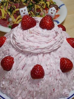 いちごのドームケーキ-レシピのメイン写真