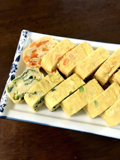 野菜嫌いが爆喰い!? 二色二味玉子焼き-レシピのメイン写真