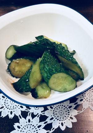 キュウリ炒め-レシピのメイン写真