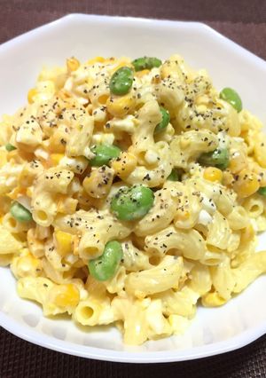 マカロニ枝豆入りサラダ!(^^)!-レシピのメイン写真