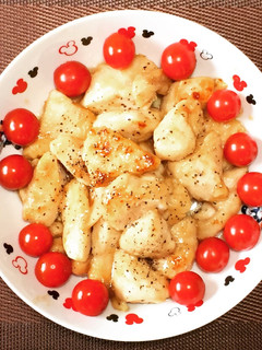 鶏ムネ肉のぽん酢焼き!(^^)!-レシピのメイン写真