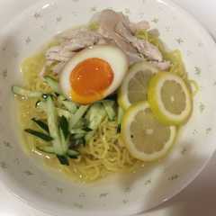 あっさり塩レモンの中華麺！-レシピのメイン写真
