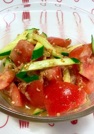 さっぱり簡単☆トマトツナサラダ-レシピのメイン写真
