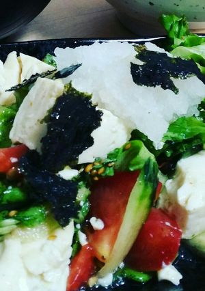 おかずを越えた豆腐サラダ-レシピのメイン写真