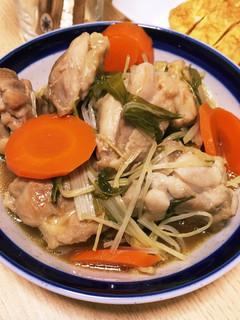 鶏肉と水菜と人参のポン酢炒め煮-レシピのメイン写真