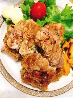 豚コマと牛蒡の竜田揚げ-レシピのメイン写真