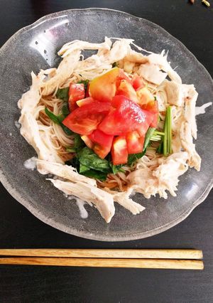 サラダそうめん♫-レシピのメイン写真