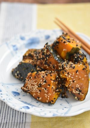 バター醤油かぼちゃの照り焼き-レシピのメイン写真