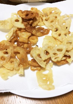 *野菜嫌いの子供が喜ぶ*蓮根チップス-レシピのメイン写真