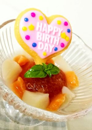 猫缶で作る猫用アイス☆猫ケーキ☆誕生日♪-レシピのメイン写真