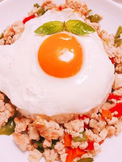 野菜たっぷり★辛くない!ガパオライス-レシピのメイン写真