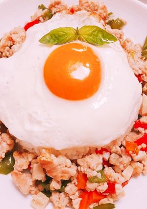 野菜たっぷり★辛くない!ガパオライス-レシピのメイン写真