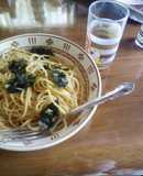 家にあるものでできる、ワカメパスタ☆彡