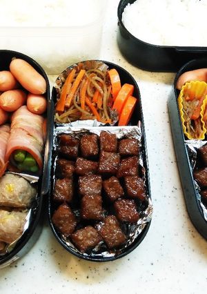 肉好き男子のお弁当15♪-レシピのメイン写真