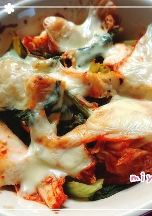 キムチキンチーズ焼き-レシピのメイン写真