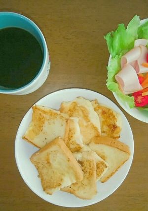 ダイエット朝ご飯　フレンチトースト-レシピのメイン写真