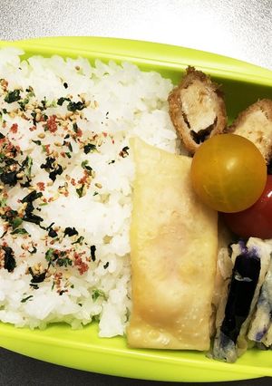 旦那弁当162♥チーズインささみカツ弁当-レシピのメイン写真