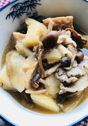 豚肉のすきやき風肉じゃが●あまから煮-レシピのメイン写真