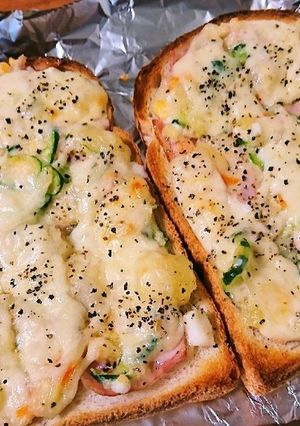 リメイク☆ポテトサラダ トースト♪-レシピのメイン写真