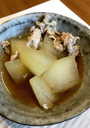 煮汁も飲み干す冬瓜の煮物-レシピのメイン写真