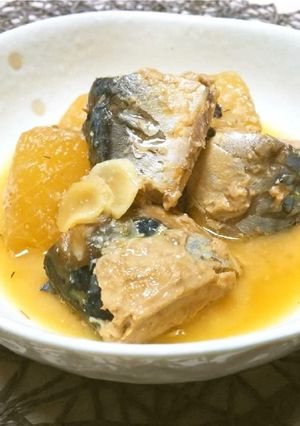 ◆水煮缶で簡単！柔らか冬瓜のサバみそ煮♪-レシピのメイン写真