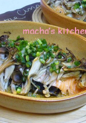 きのこ香るサーモンのオーブン焼き-レシピのメイン写真