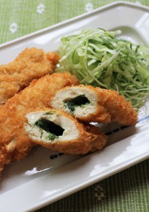 大葉入りキエフ風カツレツ-レシピのメイン写真