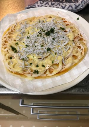 れんこんピザ-レシピのメイン写真