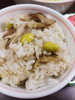 チョレギサラダドレッシングde枝豆ご飯-レシピのメイン写真