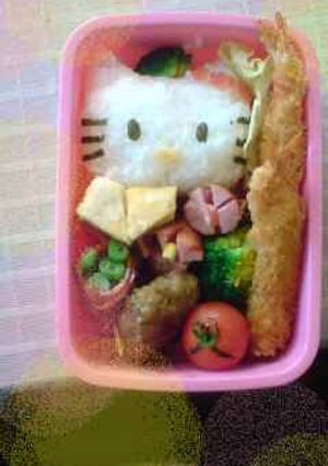 キャラ弁☆キティちゃん☆-レシピのメイン写真