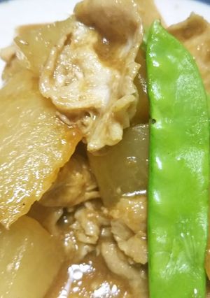 お一人様の焼き肉のたれで大根煮-レシピのメイン写真