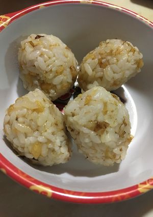 天かすおにぎり-レシピのメイン写真