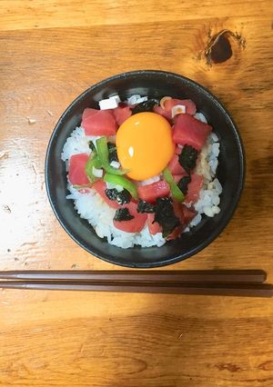 簡単!まぐろユッケ丼-レシピのメイン写真