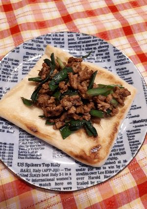 おあげの肉味噌のせ-レシピのメイン写真
