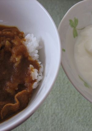 よっちのカレーの食べ方?!-レシピのメイン写真