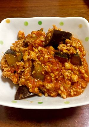 ナスとトマトのにんにく味噌炒め-レシピのメイン写真