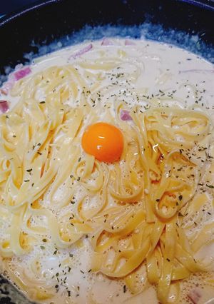 コクうま！簡単カルボナーラ-レシピのメイン写真