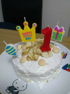 1歳のバースデーケーキ-レシピのメイン写真