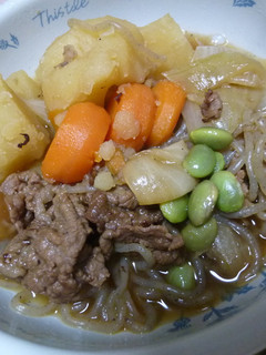 枝豆肉じゃが!!-レシピのメイン写真